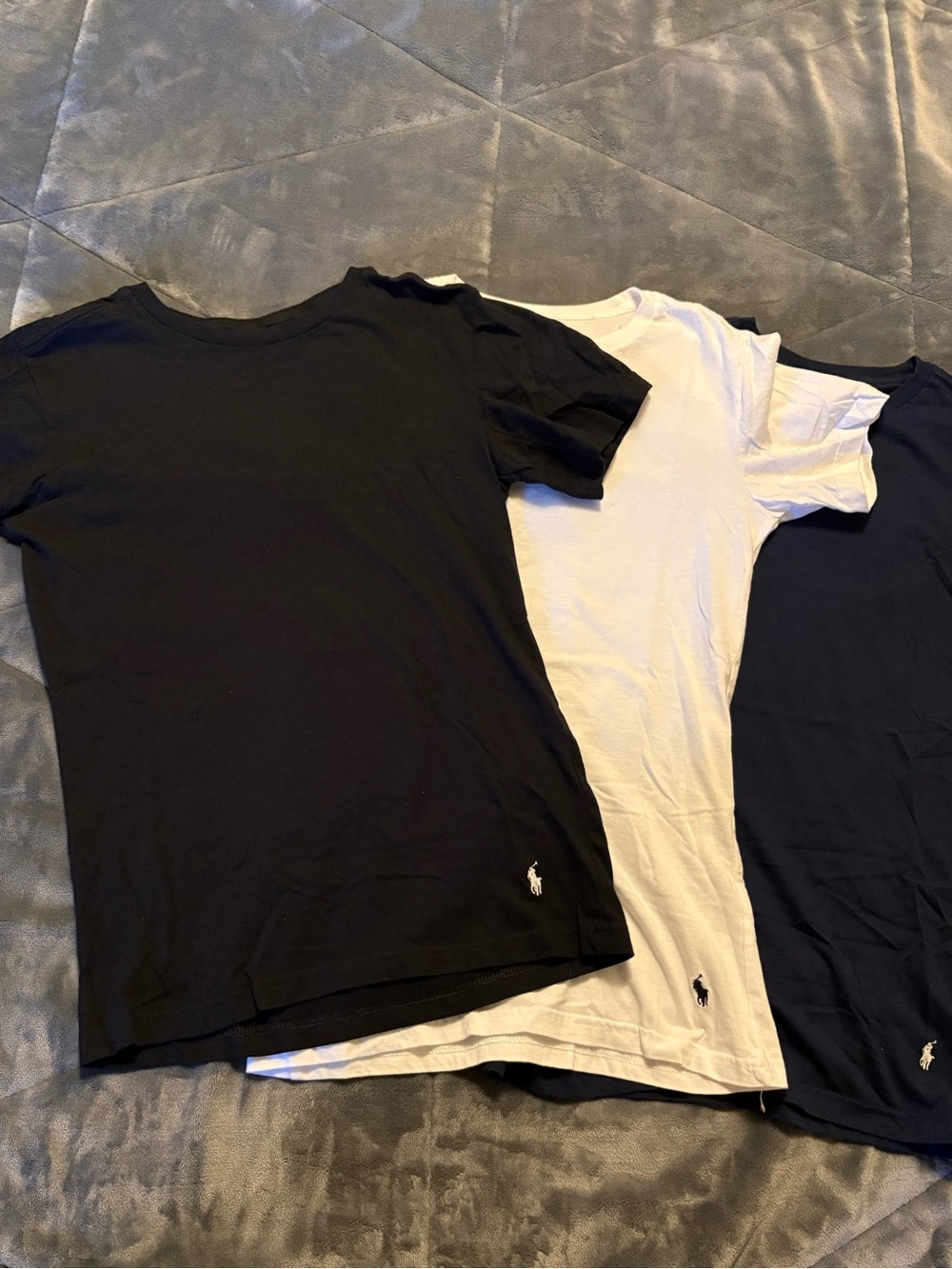 Polo by Ralph Lauren Short Sleeve Crew Tees NWOT Slim Fit Mens Small 100% Cotton